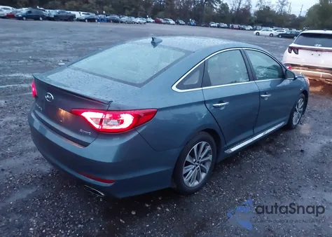 2017 Hyundai Sonata Sport из США, поврежденный, VIN 5NPE34AF7HH554481